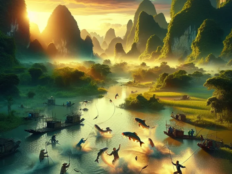 exploring vietnams freshwater fishing where giants like the mekong catfish and siamese carp lurk