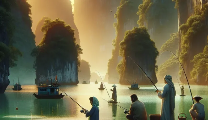 fishing legends explore vietnams hidden lakes for giant mekong catfish and more